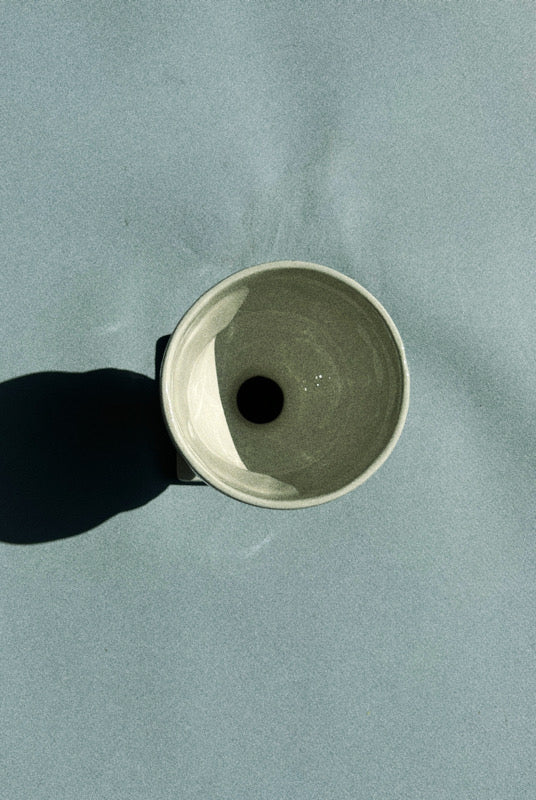 White Italian Pottery Vase c.1960's