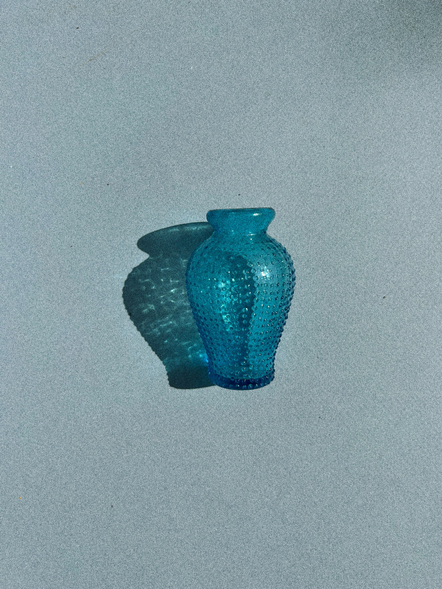 Glass Vintage Mini Vase in Blue