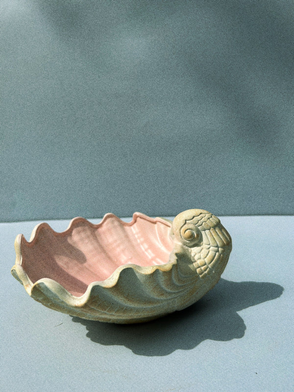 Ceramic Sea Shell Catchall, Vintage 1980s