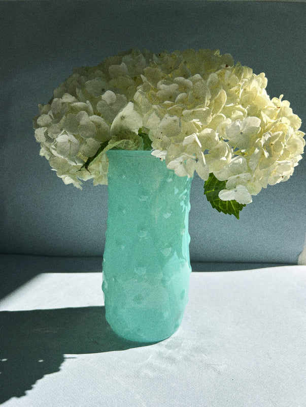 Glass, Vintage Hoosier Hobnail Vase