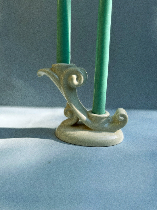 Ceramic Double Candle Holder