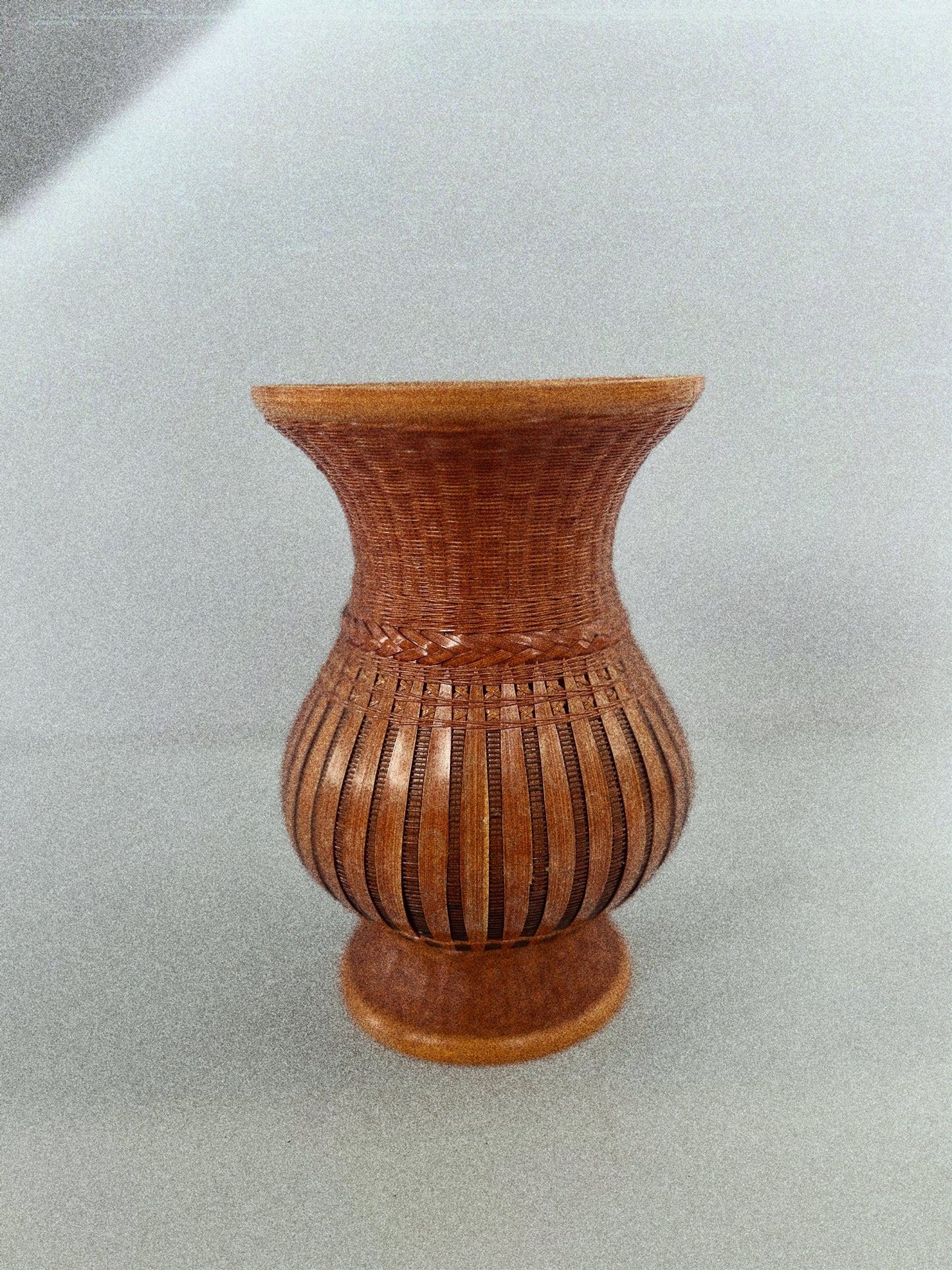 Woven Medium Sized Wicker Vase